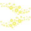 2 PCS/Set D-483 Flower Pattern Car Modified Decorative Sticker
