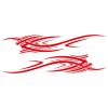 2 PCS/Set D-503 Totem Pattern Car Modified Decorative Sticker