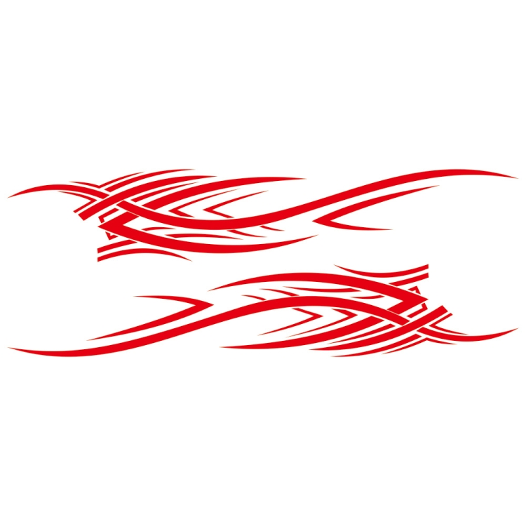 2 PCS/Set D-503 Totem Pattern Car Modified Decorative Sticker