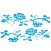 2 PCS/Set D-545 Rose Pattern Car Modified Decorative Sticker