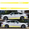 2 PCS/Set D-608 Stripe Pattern Car Modified Decorative Sticker