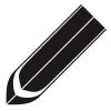 D-711 Stripe Pattern Car Modified Hood Decorative Sticker