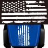 D-778 American Flag Pattern Car Modified Decorative Sticker