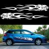 2 PCS/Set D-815 Flame Lion Pattern Car Modified Decorative Sticker