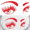 D-821 Beauty Eyes Pattern Car Modified Decorative Sticker