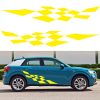 2 PCS/Set D-943 Checkered Flag Pattern Car Modified Decorative Sticker