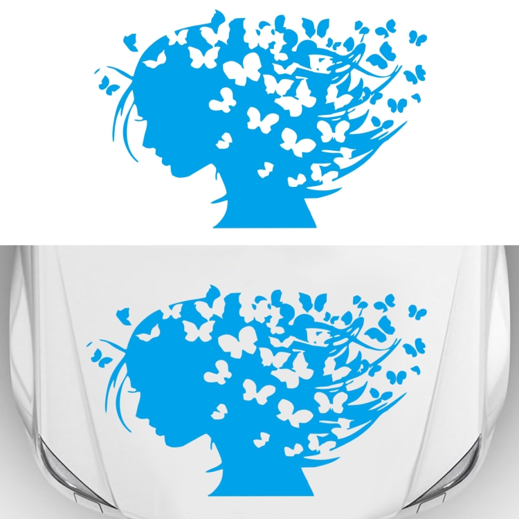 D-956 Butterfly Girl Pattern Car Modified Decorative Sticker