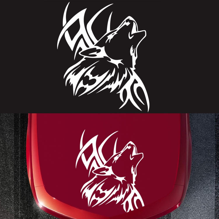 D-967 Wolf Tribe Pattern Car Modified Decorative Sticker