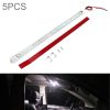 5 PCS ZS-3130 31.8cm Lorry Truck High Bright LED Cabin Light Bar