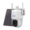 ESCAM G24 3MP WiFi Smart Night Vision Two-way Voice Intercom Solar Camera Support Full HD AI Recognition PIR Alarm