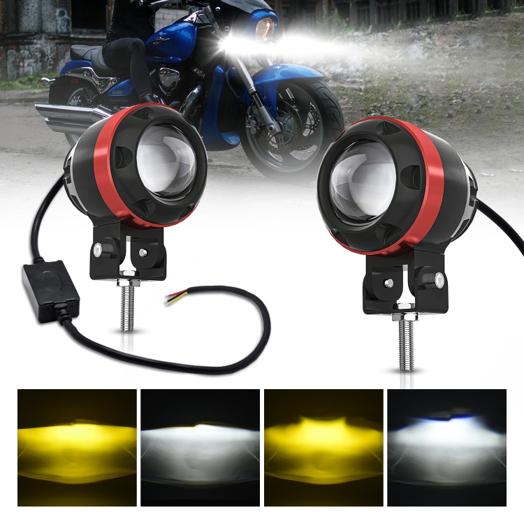 M7 1 Pair Motorcycle Two-color Spotlight