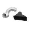 XH-UN099 Carbon Fiber Car Front Bumper Turbo Air Intake Inlet Pipe Air Funnel Kit