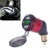German EU Plug Special Motorcycle Elbow Charger Dual USB Voltmeter 4.2A Charger