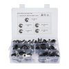 47 PCS Car Rubber Cushion Pipe Clamps Stainless Steel Clamps
