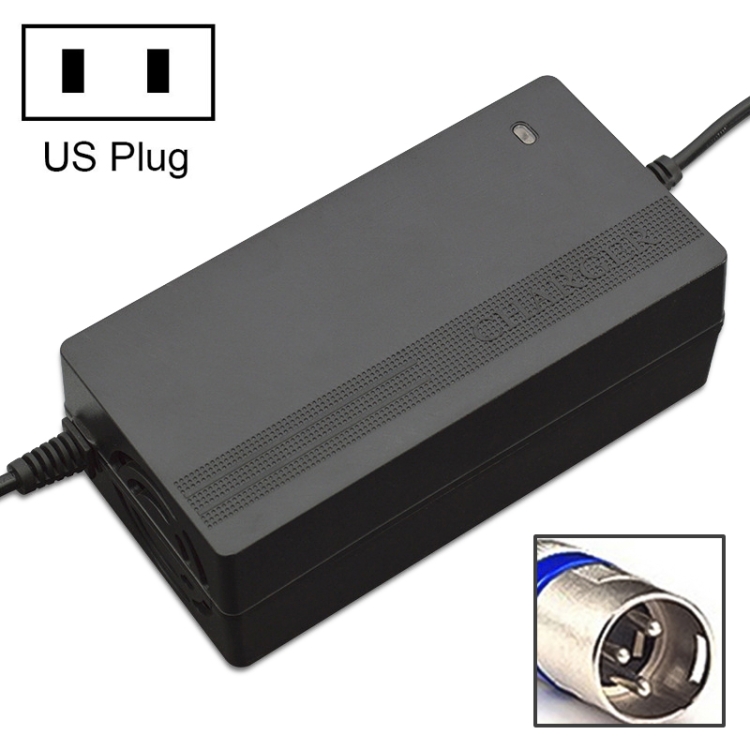 SUER Electromobile Battery Car Cart Lawn Mower Wheelchair Hedge Trimmer Lead-acid Charger, US Plug