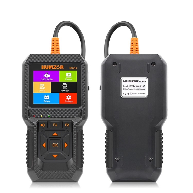 HUMZOR NexzCheck NC610 Car / Truck Code Reader OBD2 Diagnostic Scan Tool