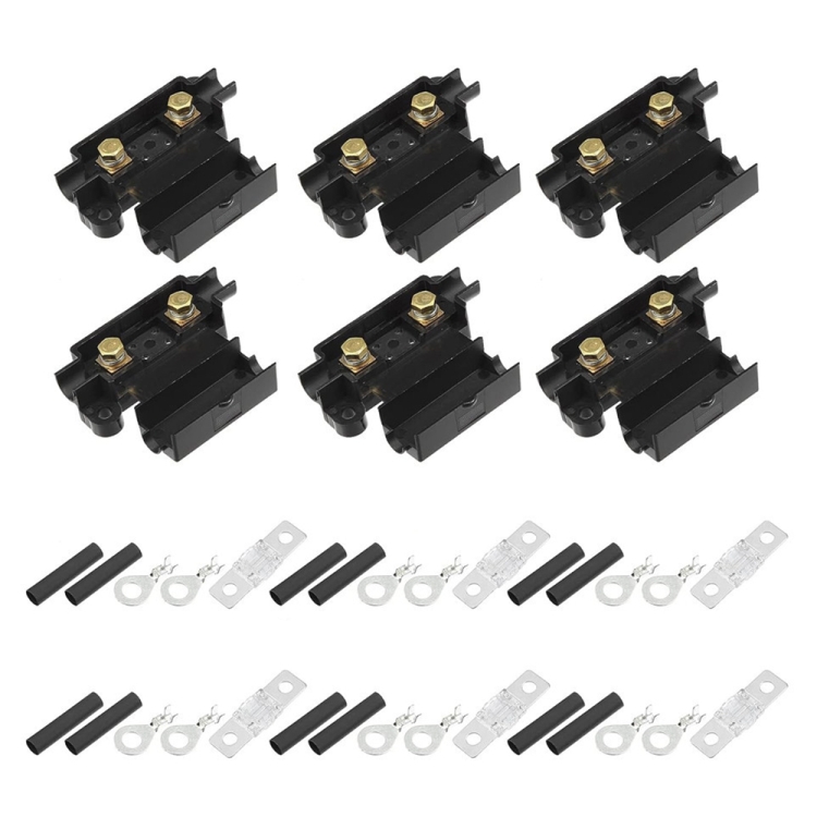 6 in 1 For Dual Battery Systems ANS Car Fuse Holder Fuse Box Kit