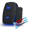12 20A / 24V 10A Car Horn Rocker Switch with Jumper Set