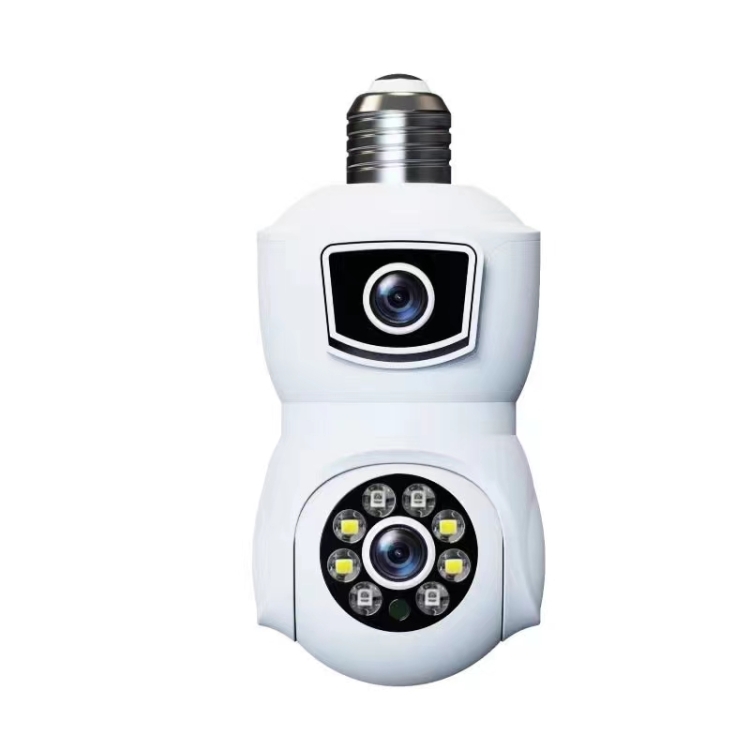 DP41 Bulb-type Dual-lens Motion Tracking Smart Camera Supports Voice Intercom
