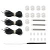 27pcs / Set RV / Yacht Pleated Shade Accessories Pull Cord Double Wheel Plug Spring