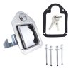 Trailer / Yacht / Truck Stainless Steel Tool Box Lock Paddle Latch & Keys