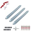 22 in 1 Car / Motorcycle 12 inch Tire Repair Lifting Tool Pry Bar Lever with Red Tire Protector
