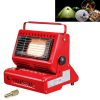 Multifunctional Portable Outdoor Camping Trip Gas Heater Gas Stove Burner, Powered by Dual Gas Tank (Not Included)