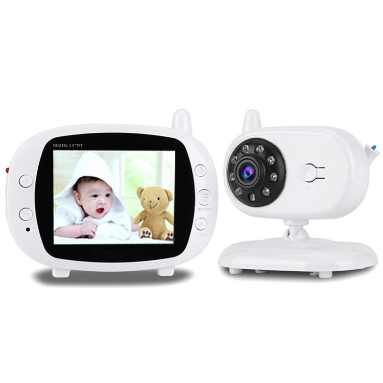BM-850 3.5 inch LCD 2.4GHz Wireless Surveillance Camera Baby Monitor with 8-IR LED Night Vision, Two Way Voice Talk