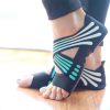 1 Pair Anti-Slip Yoga Socks Toeless Pilates Socks Ballet Yoga Pilates Barre Shoes for Women, 235-240mm Foot Length