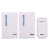 VOYE V015F2 Wireless Smart Music Home Doorbell with Dual Receiver, Remote Control Distance: 120m (Open Air)