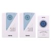VOYE V001A2 Wireless Smart Music LED Home Doorbell with Dual Receiver, Remote Control Distance: 120m (Open Air)