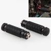MB-BF001-BK Universal Motorcycle Modified Rear Seat Pedal, One Pair