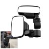 MB-MR016-BK 2 PCS Motorcycle UTV Modified Side View Mirrors for UTV with 1.75 inch and 2 inch Roll Cage
