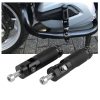 MB-BF006-BK 2 PCS Universal Motorcycle Motor Bike Folding Footrests Footpegs Foot Rests Pegs Rear Pedals Set