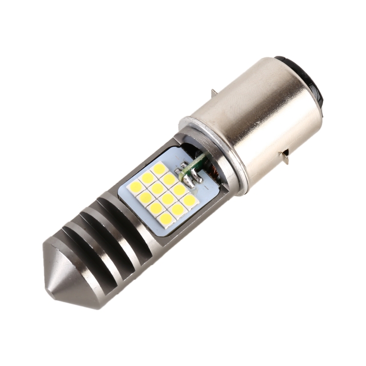 BA20D DC12V / 7.4W Motorcycle LED Headlight with 24LEDs SMD-3030 Lamp Beads