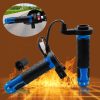 CS-764A1 12V Motorcycle Scooter Aluminum Alloy Electric Hand Grip Cover Heated Grip Handlebar