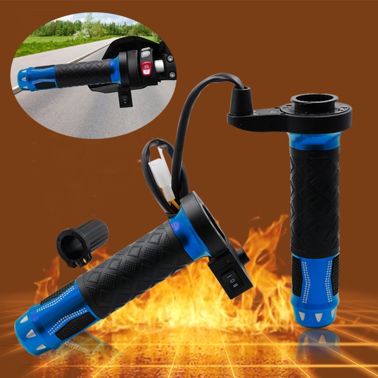 CS-764A1 12V Motorcycle Scooter Aluminum Alloy Electric Hand Grip Cover Heated Grip Handlebar