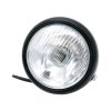 5.75 inch Motorcycle Black Shell Retro Lamp LED Headlight Modification Accessories for CG125 / GN125