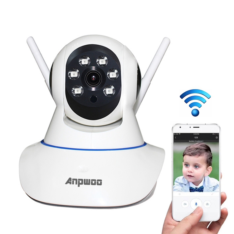 Anpwoo AP001 1.0MP 720P HD WiFi IP Camera, Support Motion Detection / Night Vision
