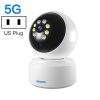 ESCAM PT200 HD 1080P Dual-band WiFi IP Camera, Support Night Vision / Motion Detection / Auto Tracking / TF Card / Two-way Audio, US Plug