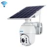 ESCAM QF280 HD 1080P IP66 Waterproof WiFi Solar Panel PT IP Camera without Battery, Support Night Vision / Motion Detection / TF Card / Two Way Audio