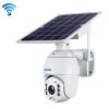ESCAM QF280 HD 1080P IP66 Waterproof WiFi Solar Panel PT IP Camera with Battery, Support Night Vision / Motion Detection / TF Card / Two Way Audio