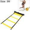3 Meters 6 Knots Thin Section Pace Training Tough Durable Soft Ladder Football Training Wear Resistant Ladder Rope