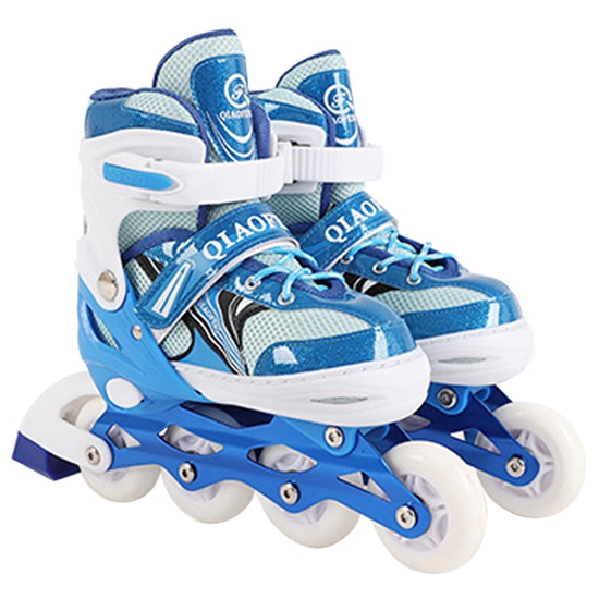 Children Flash Single-row Roller Skates Skating Shoes, Full Flash, Size : M
