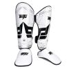 MTB SJ-004B Freestyle Grappling Thai Boxing Taekwondo Thickening Leg Guards Protective Gear, Size: L