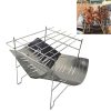 Outdoor Camp Portable Folding Stainless Steel Barbecue Charcoal Grill