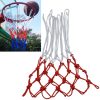 Regular Edition Polyester Rope Basketball Frame Net (White Red Blue)