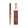 Naturehike NH20CJ010 Outdoor Camping Portable Folding Wenge Chopsticks