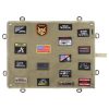 KOSIBATE CL-126 Velcro Badge Storage Board with Hook