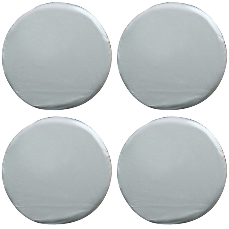 4PCS 210D Oxford Cloth RV Caravan Tire Dustproof and Waterproof Cover For 27-29 inch